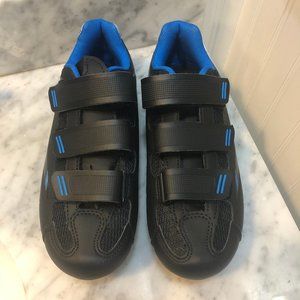 Tommaso Pista 100 Women's cycling spin shoes blue
